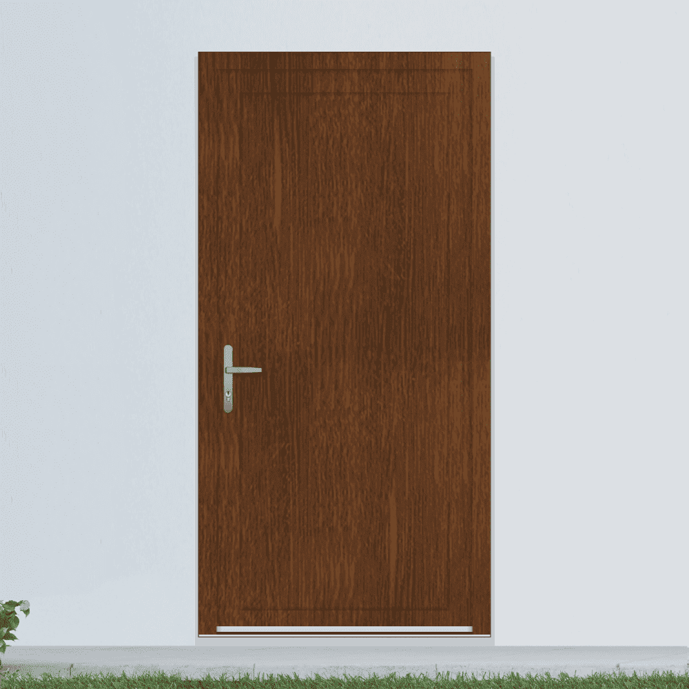 Nebeneingangstür Schübelbach Dekor Nuss