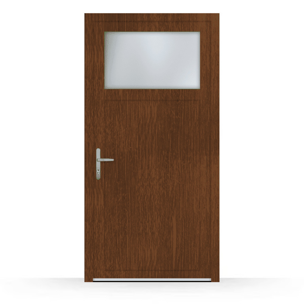 Nebeneingangstür Wollerau in Nuss Nebeneingangstür Wollerau in Nuss