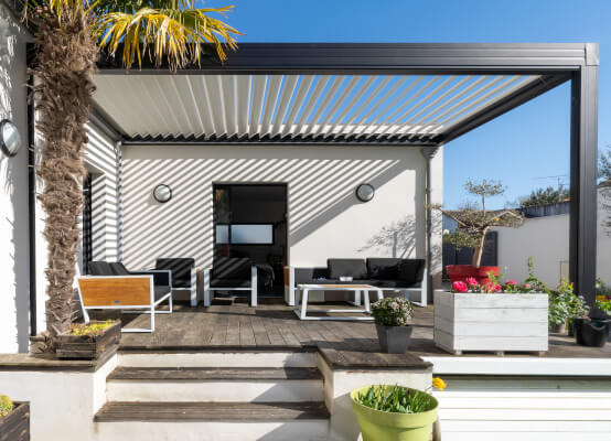 Pergola Aluminium Lamellen