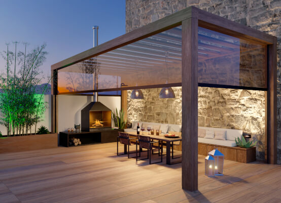 Pergola modern Holz