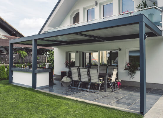 Terassen Pergola Metall