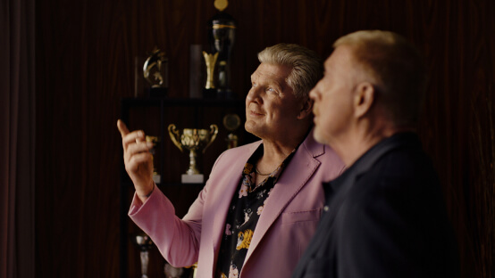 Boris Becker & Stefan Effenberg im TV Spot "Titelsammler" von fenster.com