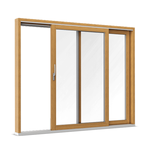 Hebeschiebetür Holz-Alu