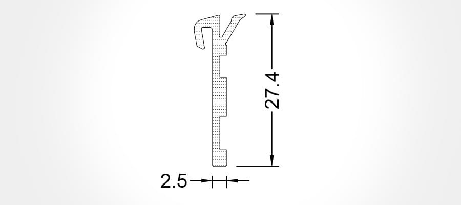 Fensterbankdichtung UD40-25